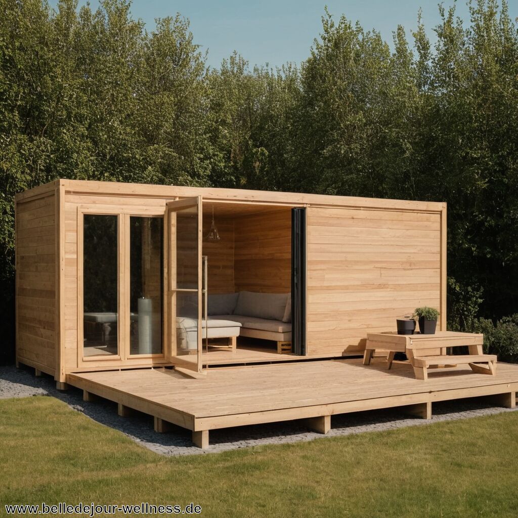 Container Sauna selber bauen » Schritt für Schritt