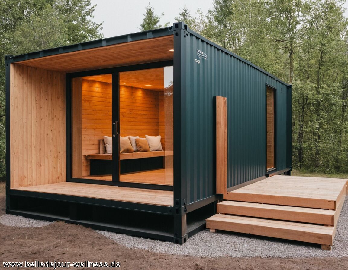 Isolierung und Abdichtung integrieren - Container Sauna selber bauen » Schritt für Schritt