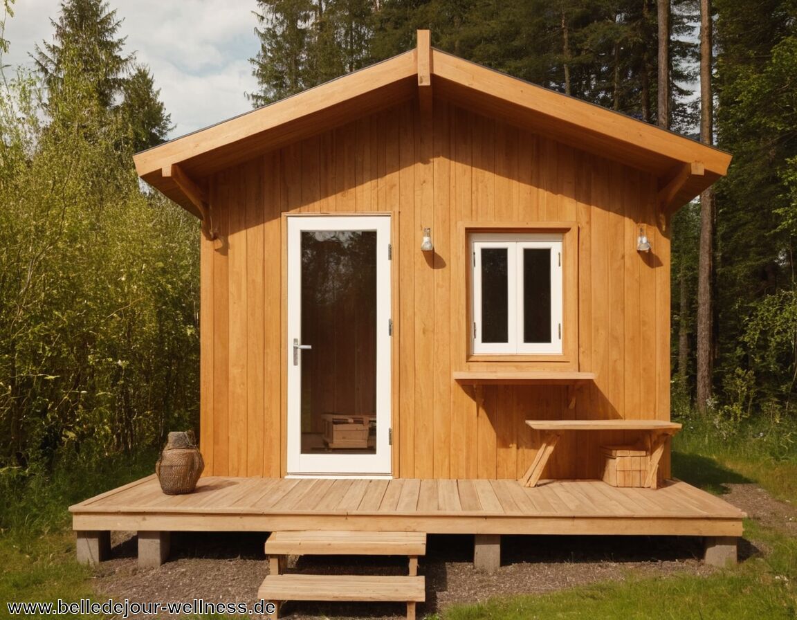 Tür und Fenster einsetzen - Blockbohlensauna selber bauen » So gelingt dein Projekt