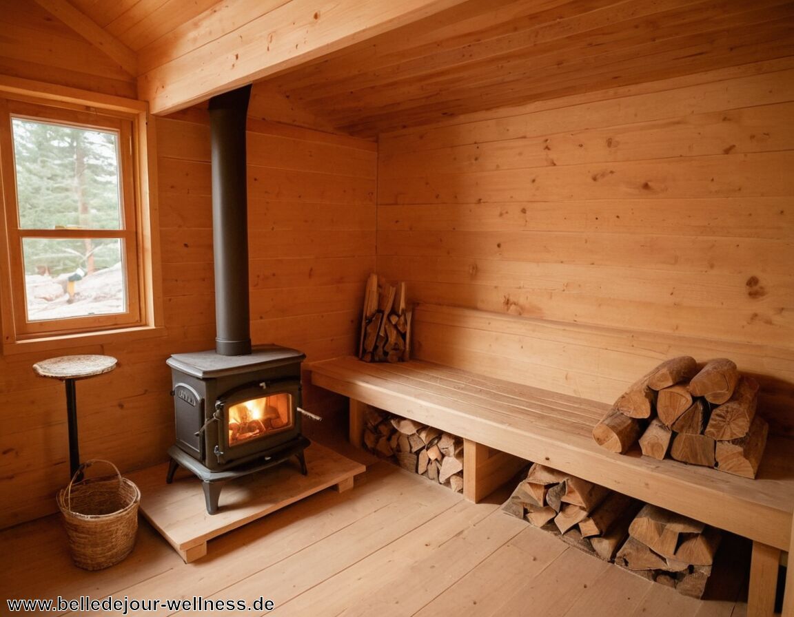 Innere Gestaltung und Belüftung prüfen - Holzofen Sauna bauen » Schritt für Schritt