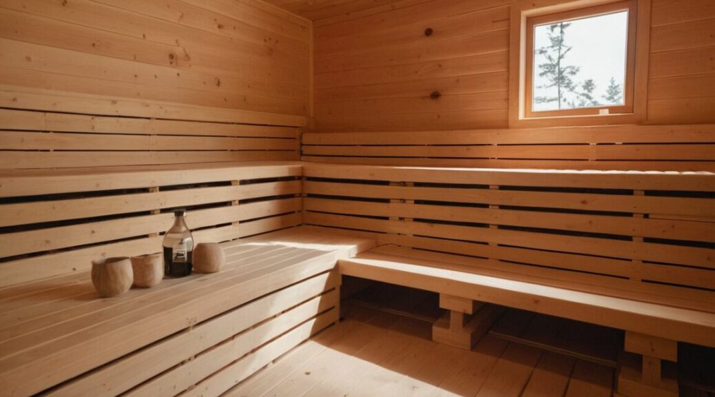 Holzwurm Sauna » Dauer und Schutz