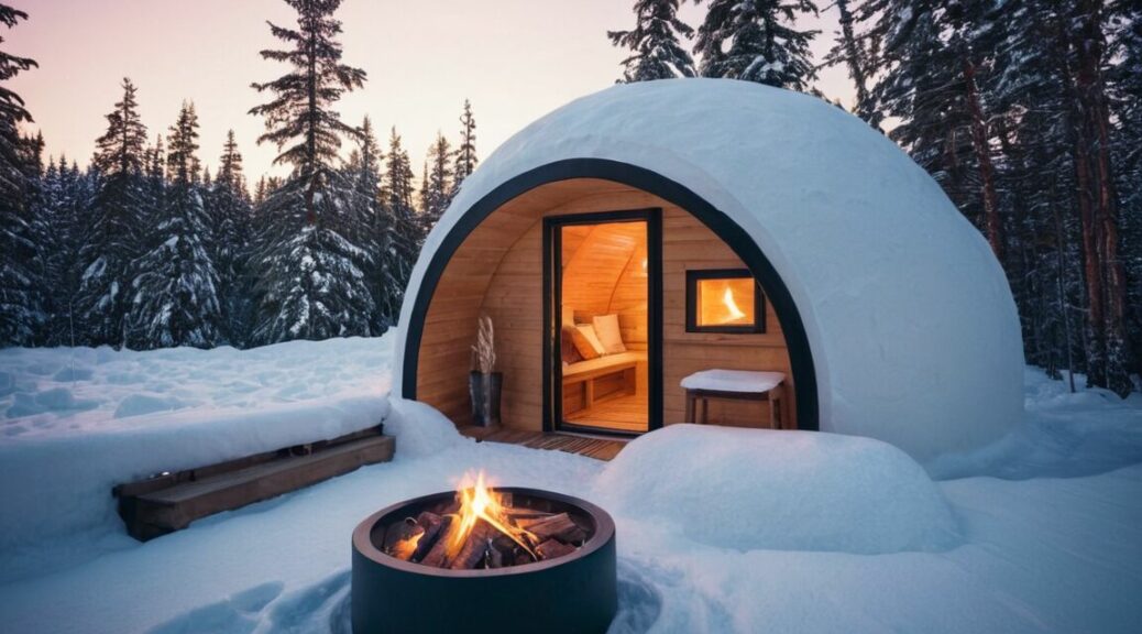 Iglu Sauna selber bauen » Innovativ und gemütlich