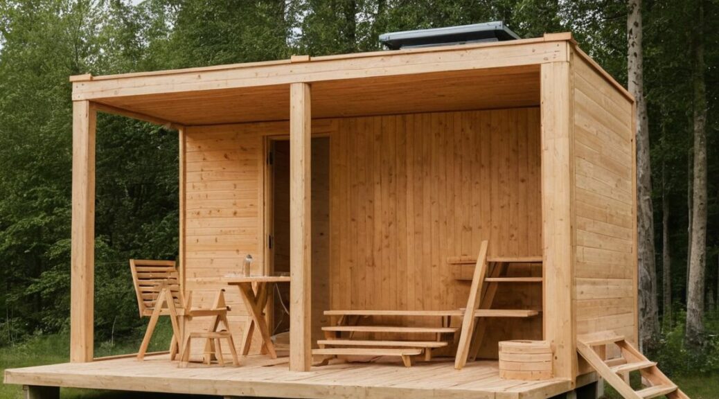 Container Sauna selber bauen » Schritt für Schritt