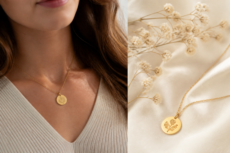 Gravierte Halskette: Personalisierter Schmuck von Mercimaman Boutique – Bedeutung, Stil & Pflege